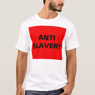 T-shirt anti-esclavage rouge