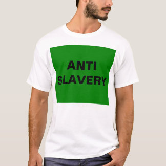 T-shirt anti-esclavage vert