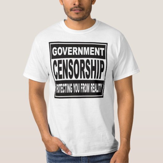 T-shirt anti-Goverment (Devant)