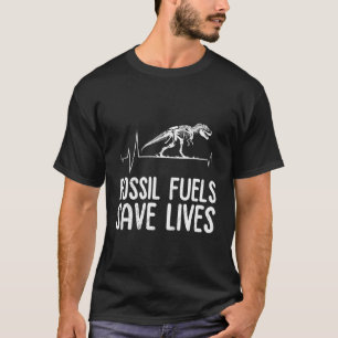 T-shirt Anti Green FOSSILES COMBUSTIBLES SAUVENT DES VIES
