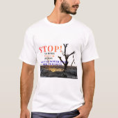 T-shirt anti-guerre (Devant)