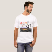 T-shirt anti-guerre (Devant entier)