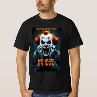 T-Shirt Anti Guerre Pas De Guerre Contre L'Iran