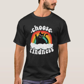 T-shirt Anti Harcèlement Arc-en-ciel Paix Gentil Hippie Ch