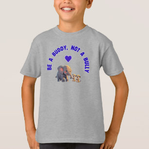 T-shirt Anti-harcèlement "Soyez un ami, pas un agresseur"