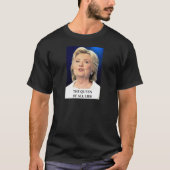T-shirt anti hillary (Devant)