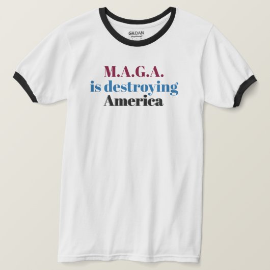 T-shirt Anti-MAGA (Design devant)