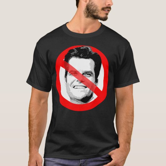 T-shirt Anti Matt Gaetz Traversé De Face (Devant)