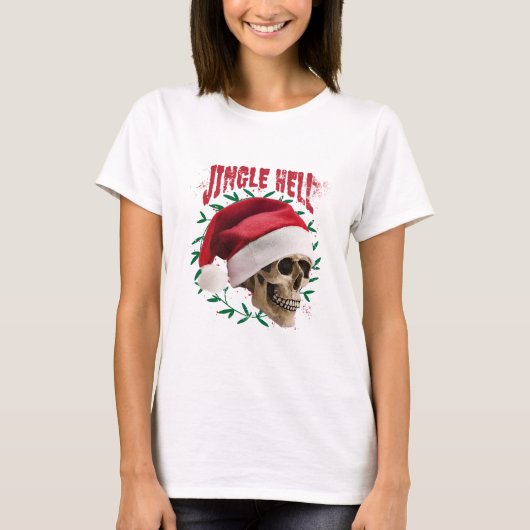 T-shirt anti-Noël Jingle Hell (Devant)