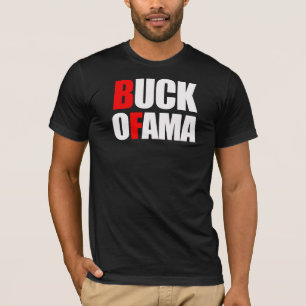 T-shirt Anti-Obama - blanc du MÂLE OFAMA 2