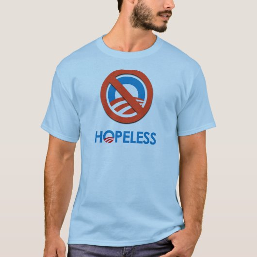 T-shirt Anti-Obama - DÉSESPÉRÉ (Devant)