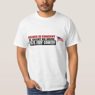 T-shirt anti obama : Le silence est consentement
