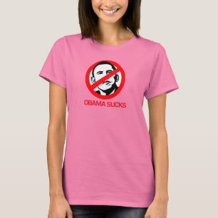 T-shirt Anti-Obama - Obama sucks