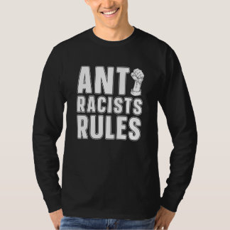 T-shirt Anti Racism Peace Black Rights Justice Equality An