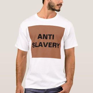 T-Shirt Anti Slavery Brown