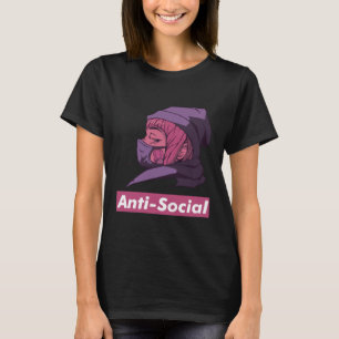 T-shirt Anti Social Facemask Japonais épisode nouilles