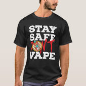 T-shirt Anti Teen Vaping Non Smoking for Anti Vape Suppo (Devant)