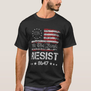 T-shirt Anti Trump 8647 Résiste à l'échec Trump Impeach 47