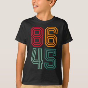 T-shirt Anti Trump 86 45 Politique Libéral Anti Républicai