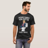 T-shirt Anti Trump Drôle Parfois On Doit Se Retirer Deux F (Devant entier)