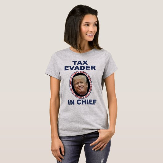 T-shirt anti-Trump Evader en chef (Devant entier)