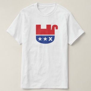 T-shirt Anti Trump GOP républicain mort éléphant