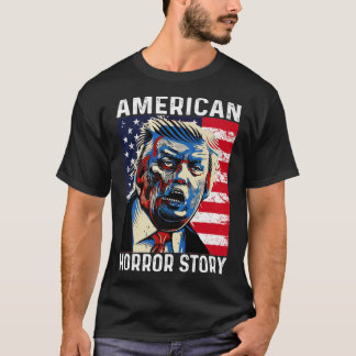 T-shirt Anti Trump Horror American Story Zombie Trump Hall