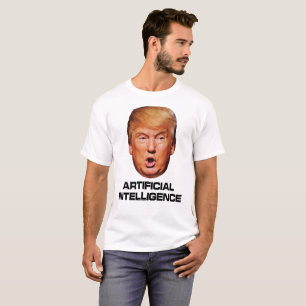 T-shirt Anti Trump Intelligence Artificielle IA Crétin Idi