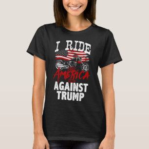 T-shirt Anti Trump motard Pro Démocratie Résister Contre T