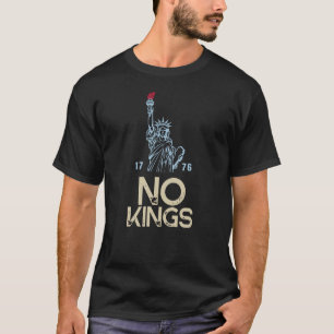 T-shirt Anti Trump Pas de roi, manifestation citation
