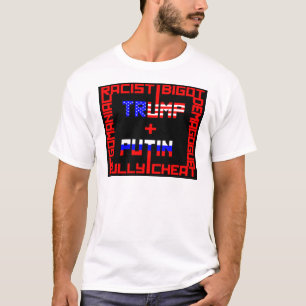T-shirt Anti Trump+Poutine