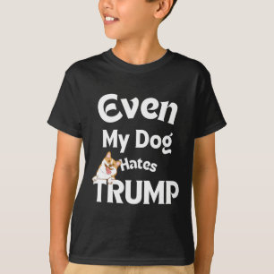 T-shirt Anti Trump Tee - shirts Dog Hates Donald 2
