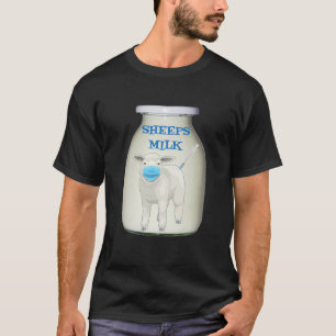 T-shirt Anti-Vaccin Et Masque Visuel Mouton Ou Lait De Ber