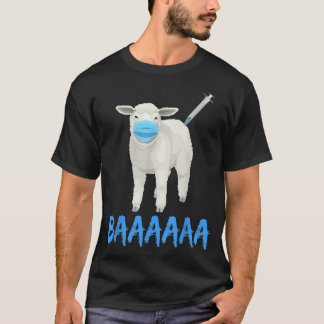 T-shirt Anti Vaccin ou Masque Mandat Sheeple ou Sheep BAAA