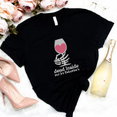 T-shirt Anti Valentine's Day Skeleton main Dead Inside