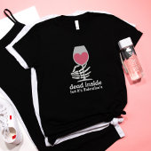 T-shirt Anti Valentine's Day Skeleton main Dead Inside