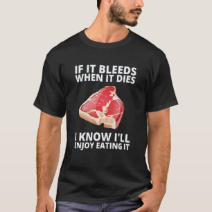 T-shirt Anti végan carnivore mangeur de viande régime céto