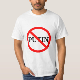 T-shirt Anti Vladimir Poutine