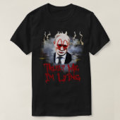 T-shirt Anti-Vladimir Poutine Support Ukraine I'am Lying.p (Design devant)