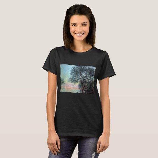 T-shirt Antibes le matin par Claude Monet (Devant entier)