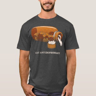 T-shirt Antidépresseur de chat par Tobe Fonseca
