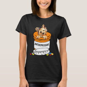 T-shirt Antidépresseur Yorkshire Terrier