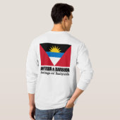 T-shirt Antigua-et-Barbuda (Dos entier)