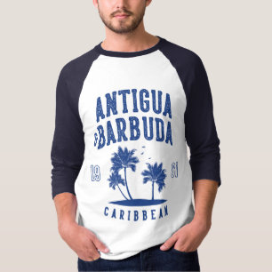 T-shirt Antigua-et-Barbuda Palmier des Caraïbes