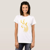T-shirt Antilope de Pronghorn dans le style chic de dessin (Devant entier)