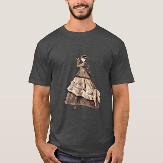 T-shirt Antique dame Steampunk (Devant)