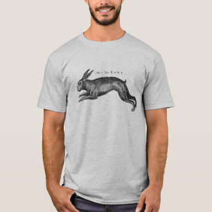T-shirt Antique Histoire Naturelle Art Le lièvre