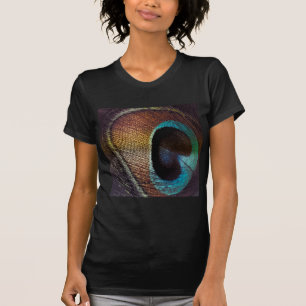 T-shirt Antique Hues Peacock Feather Eye