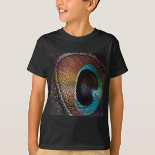 T-shirt Antique Hues Peacock Feather Eye