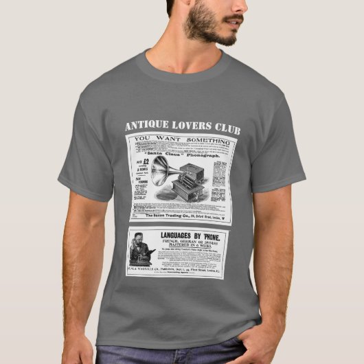 T-shirt Antique Lovers Club (Devant)